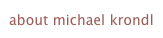 about michael krondl